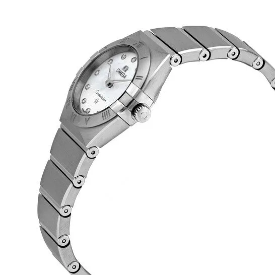 Watches JMS always Original Omega Constellation Manhattan Quartz Diamond White Mother of Pearl Dial Watch 13110256055001 Watches JMS always Original Omega Constellation Manhattan Quartz Diamond White Mother of Pearl Dial Watch 13110256055001