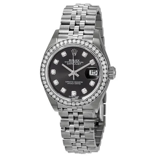 Watches JMS always Original Rolex Lady Datejust Automatic Grey Diamond Dial Ladies Jubilee Watch 279384GYDJ Watches JMS always Original Rolex Lady Datejust Automatic Grey Diamond Dial Ladies Jubilee Watch 279384GYDJ