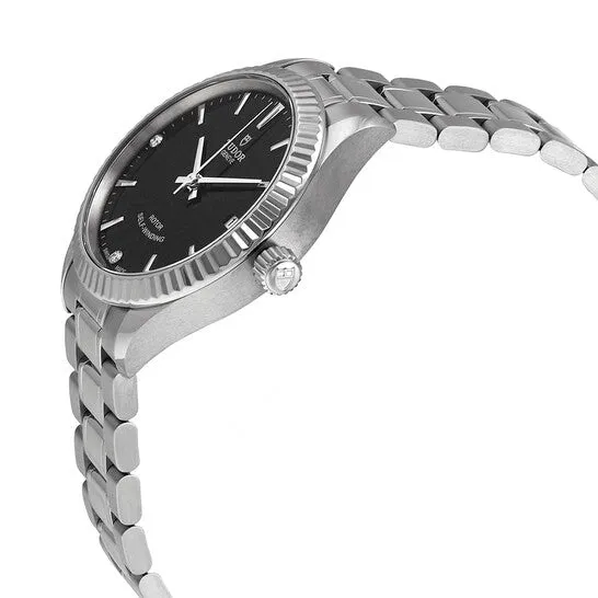 Watches JMS always Original Tudor Automatic Diamond Black Dial Ladies Watch M123100009 Watches JMS always Original Tudor Automatic Diamond Black Dial Ladies Watch M123100009