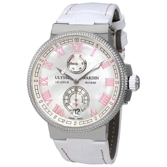 Watches JMS always Original Ulysse Nardin Marine Chronometer Mother of Pearl Dial Ladies Watch 1183126B470 Watches JMS always Original Ulysse Nardin Marine Chronometer Mother of Pearl Dial Ladies Watch 1183126B470