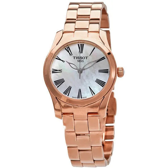 Watches Original Tissot TWave Quartz White Mother of Pearl Dial Ladies Watch T1122103311300 JMS always