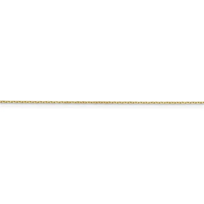10k 8mm DC Cable with Spring Ring Clasp Chain TreasureFineJewelers Rings