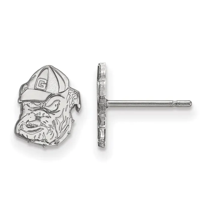 10K White Gold University of Georgia XS Post Earrings TreasureFineJewelers Earrings 10K White Gold University of Georgia XS Post Earrings TreasureFineJewelers Earrings