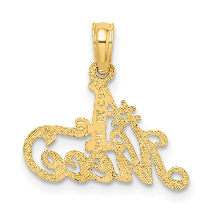 14k 1 NIECE Charm TreasureFineJewelers Charm Necklaces