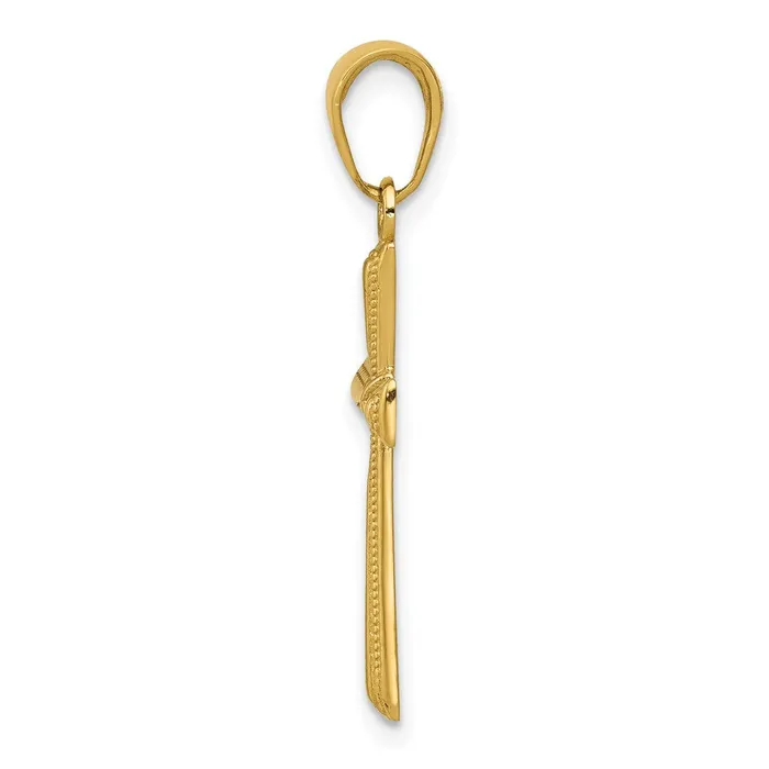 14K Diamondcut X Cross Pendant TreasureFineJewelers Necklaces