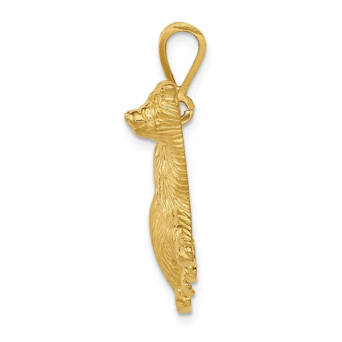14k Polar Bear Charm TreasureFineJewelers Charm Necklaces