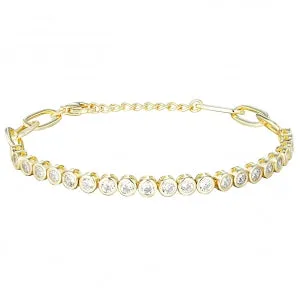 Bracelets Bezel tennis link bracelet Perfect Piercing