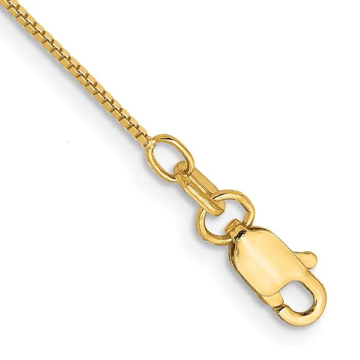 Bracelets TreasureFineJewelers 14K 7 inch 7mm Box with Lobster Clasp Bracelet Bracelets TreasureFineJewelers 14K 7 inch 7mm Box with Lobster Clasp Bracelet