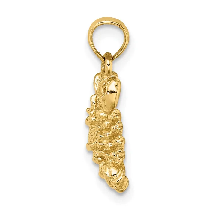 Charm Necklaces TreasureFineJewelers 14k 3D Scorpio Zodiac Charm