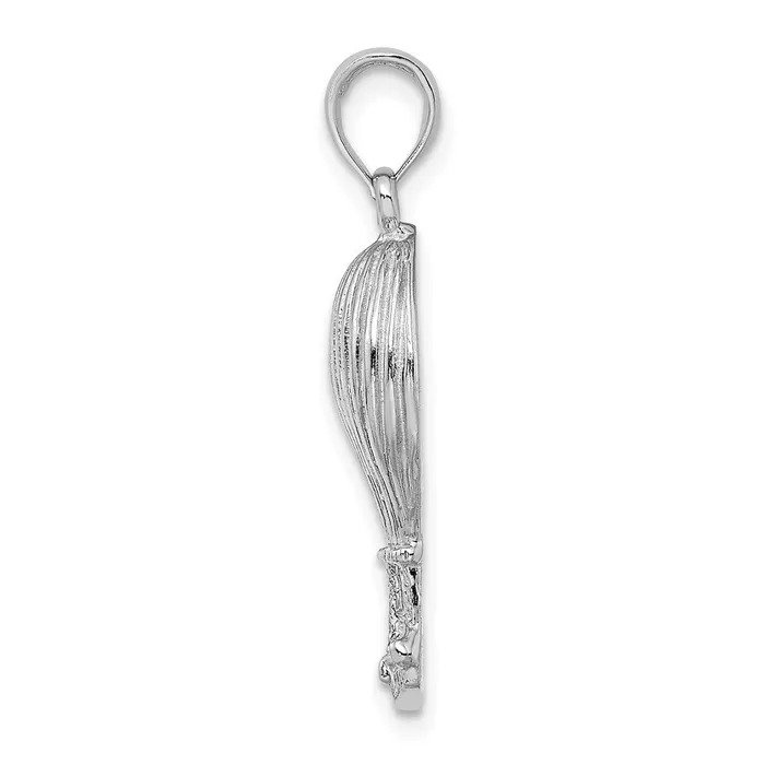 Charm Necklaces TreasureFineJewelers 14K White Gold Polished Hot Air Ballon Charm