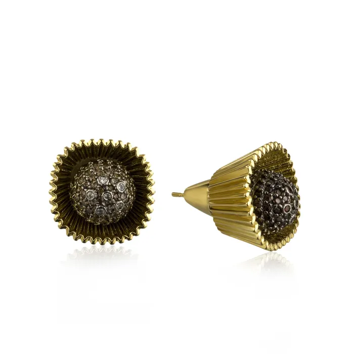 Chocolate Truffle Post Earrings vendorunknown Earrings