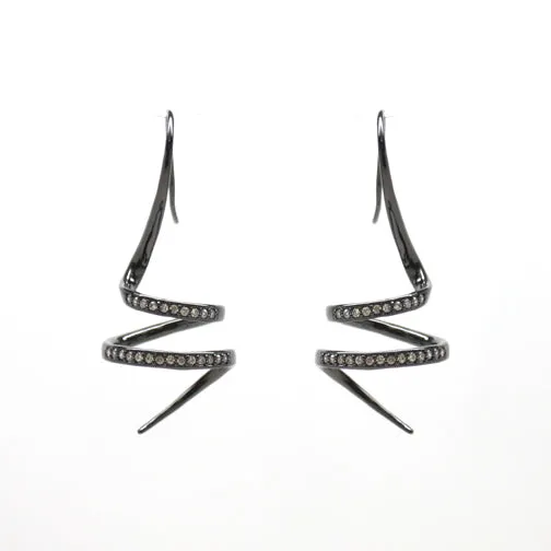Earrings Swirl Drop Earrings vendorunknown