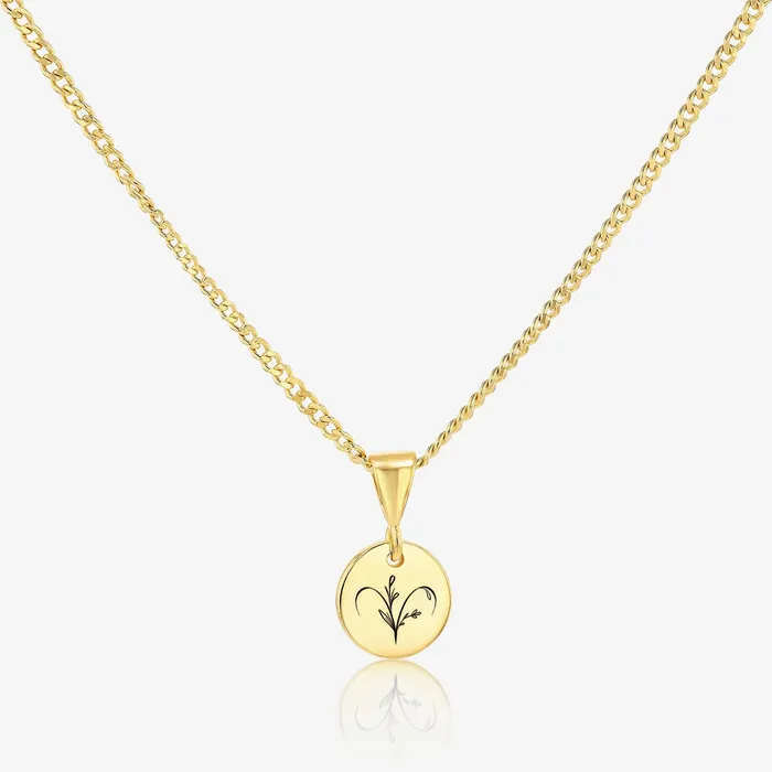 Ema Jewels Necklaces Aries Zodiac Sign Pendant Necklace 14K 925 Gold Vermeil Ema Jewels Necklaces Aries Zodiac Sign Pendant Necklace 14K 925 Gold Vermeil