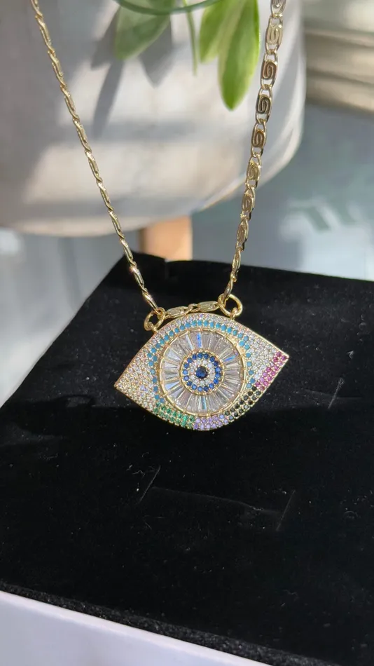 Evil Eye Shine Necklace MP Jewelry Necklaces