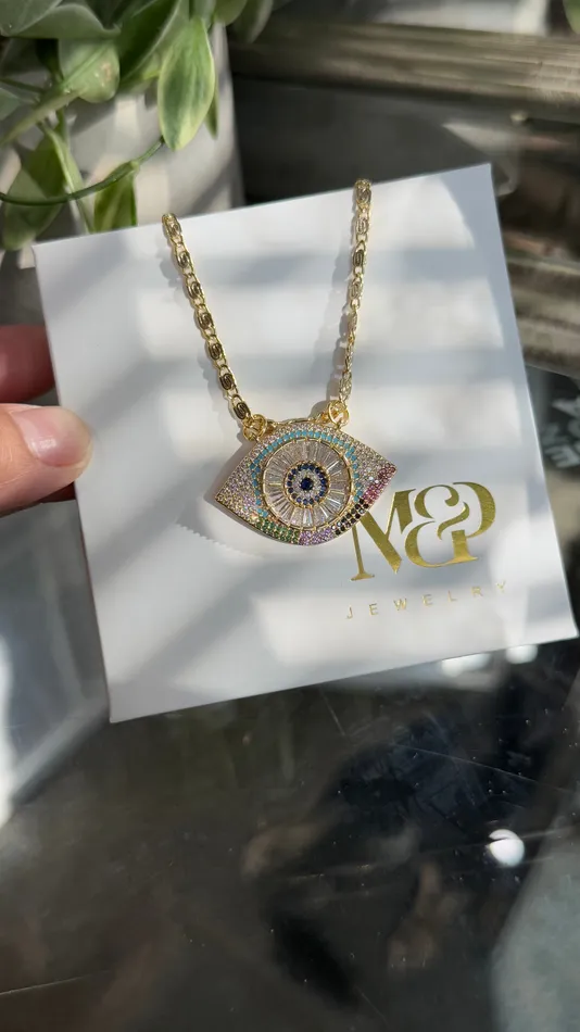 Evil Eye Shine Necklace MP Jewelry Necklaces