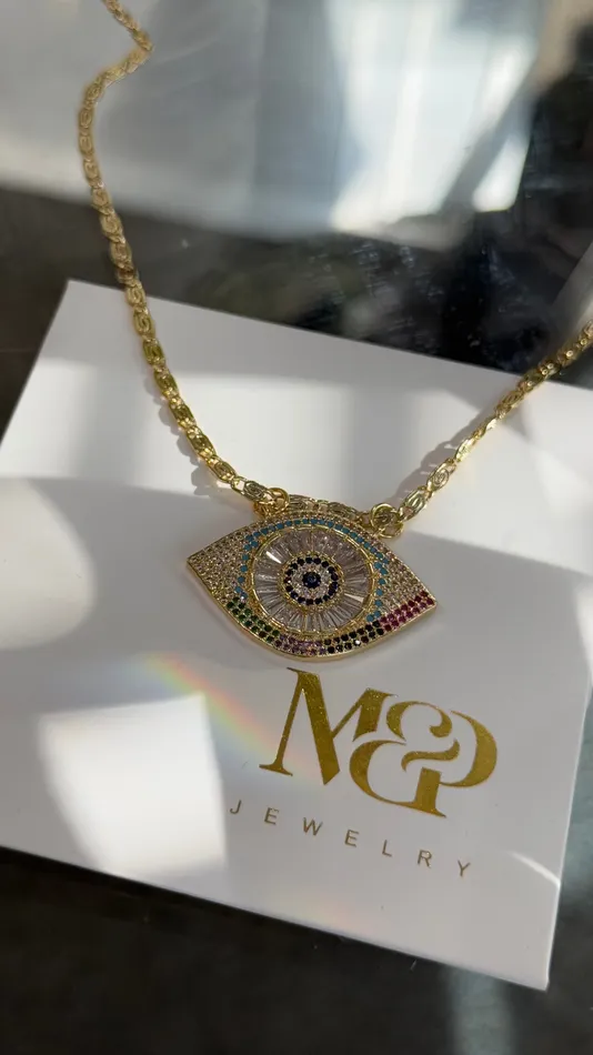 Evil Eye Shine Necklace MP Jewelry Necklaces