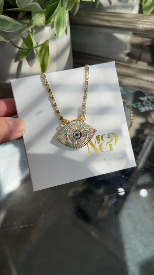 Evil Eye Shine Necklace MP Jewelry Necklaces