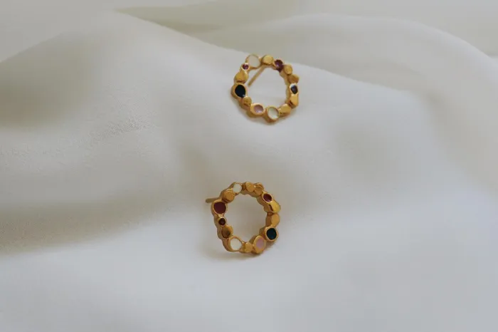 Joidart Earrings Golden Aura Earrings