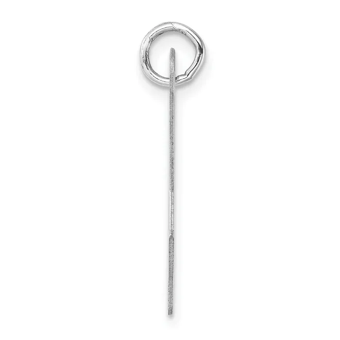 Large Sterling Silver Rhodiumplated Script Letter X Initial Charm TreasureFineJewelers Necklaces