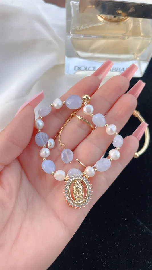 MP Jewelry Bracelets Blue Aquamarine Mary Bracelet