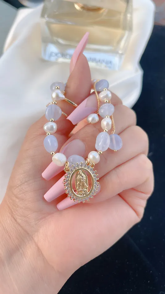 MP Jewelry Bracelets Blue Aquamarine Mary Bracelet