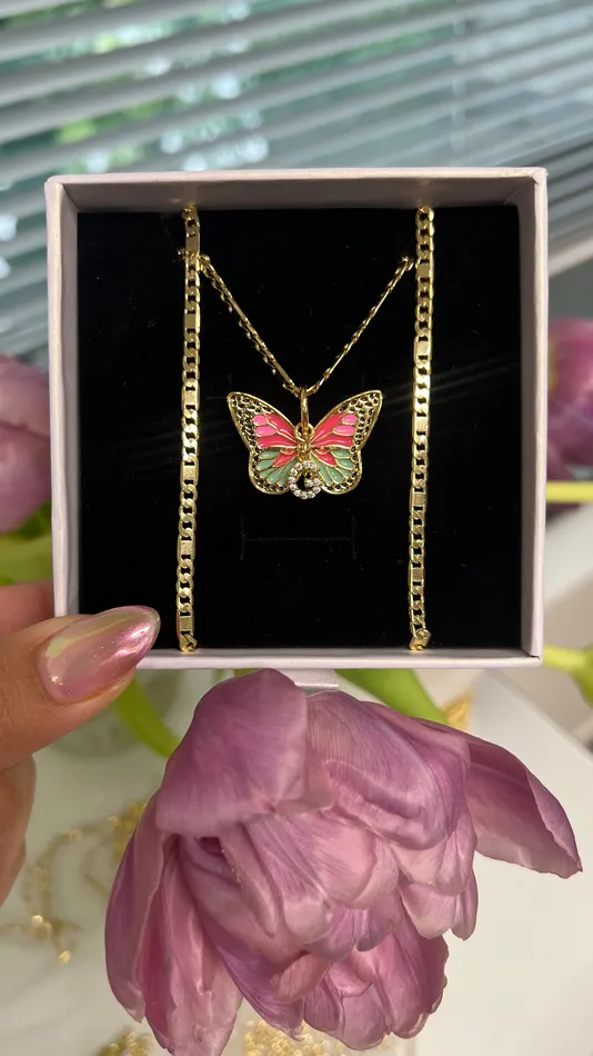 MP Jewelry Necklaces Initial Monarch Necklace