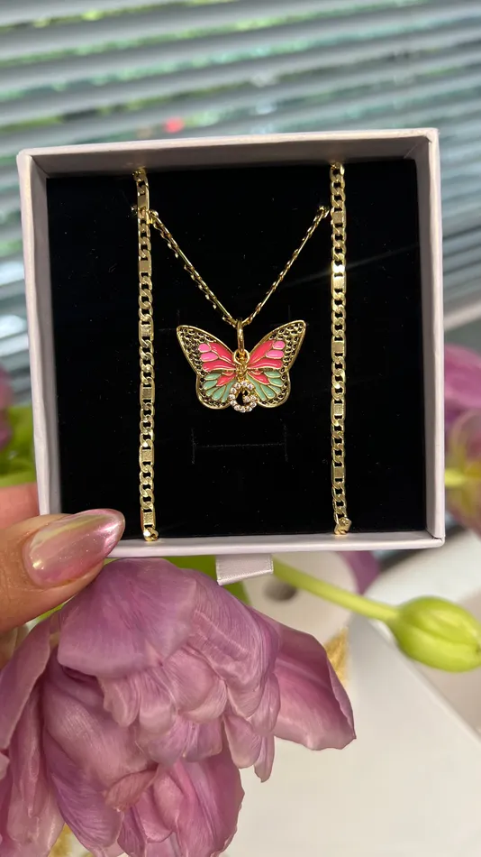 MP Jewelry Necklaces Initial Monarch Necklace