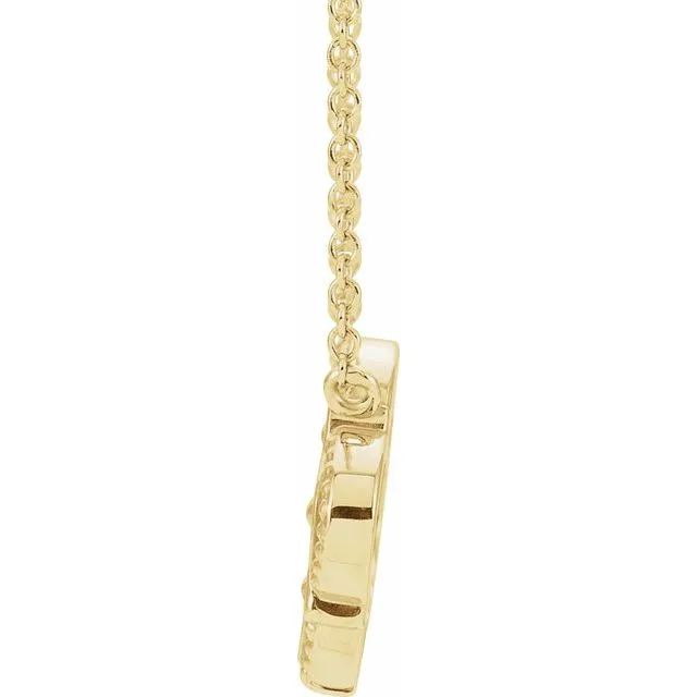 Necklaces 14K Yellow Gold VintageInspired Clover 18 Necklace TreasureFineJewelers