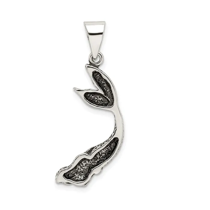 Necklaces Sterling Silver Antiqued Mermaid Pendant TreasureFineJewelers