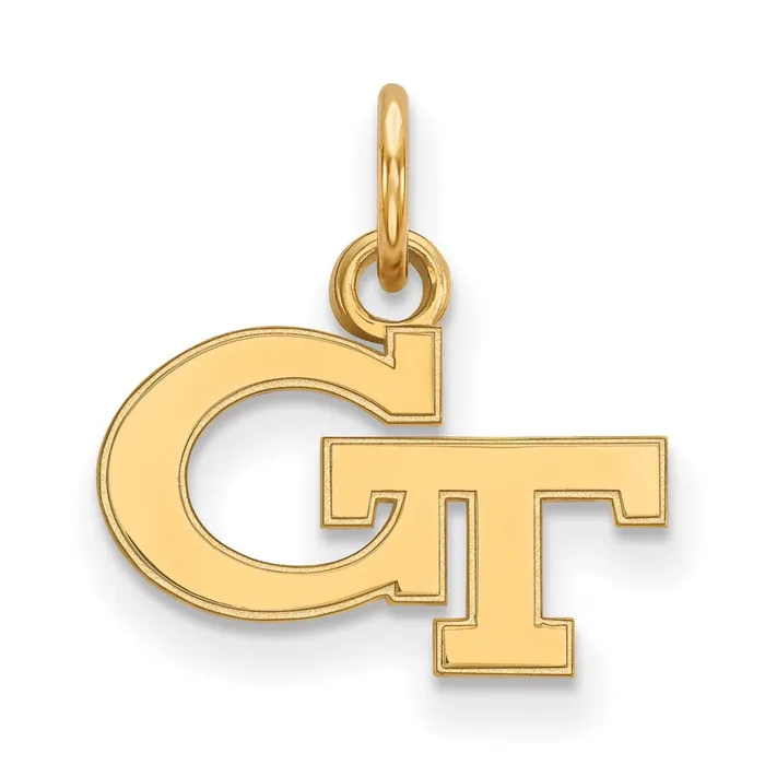 Necklaces TreasureFineJewelers 14k Gold Georgia Institute of Technology XS Pendant Necklaces TreasureFineJewelers 14k Gold Georgia Institute of Technology XS Pendant