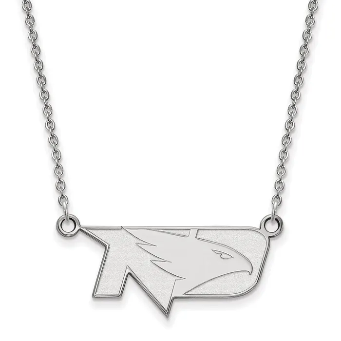 Necklaces TreasureFineJewelers 14K White Gold University of North Dakota Small Pendant with Necklace Necklaces TreasureFineJewelers 14K White Gold University of North Dakota Small Pendant with Necklace
