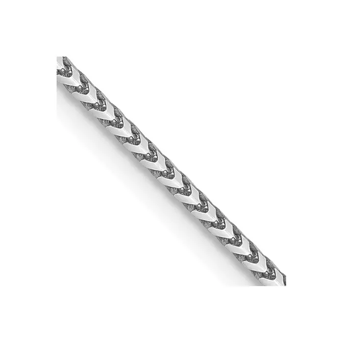 Necklaces TreasureFineJewelers Leslies 14K White Gold 11mm Franco Chain