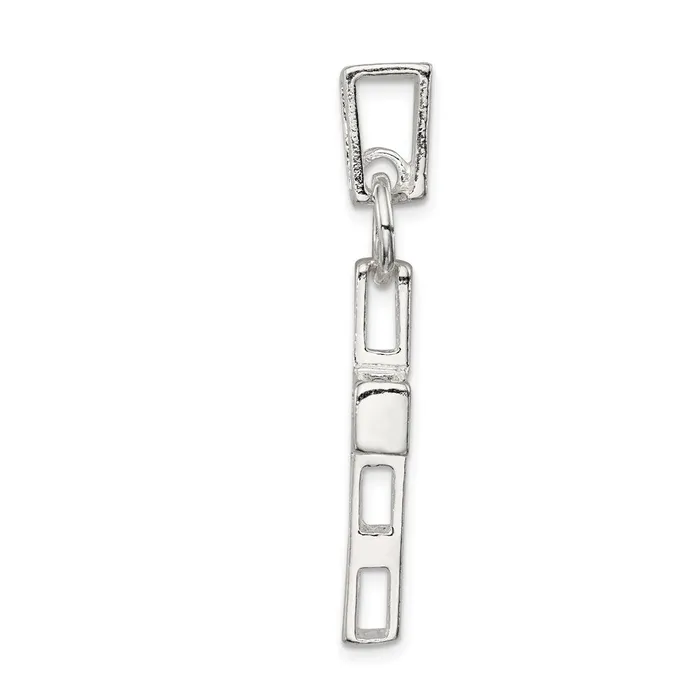 Necklaces TreasureFineJewelers Sterling Silver Hammered Latin Cross Pendant