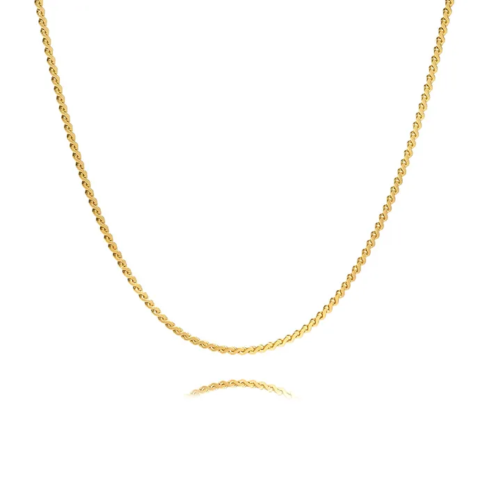 Necklaces Trendolla Jewelry NoTarnish Medical Grade Titanium Round Ball Chain Necklace Necklaces Trendolla Jewelry NoTarnish Medical Grade Titanium Round Ball Chain Necklace