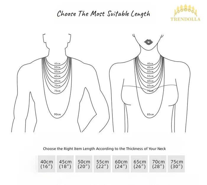 Necklaces Trendolla Jewelry NoTarnish Medical Grade Titanium Round Ball Chain Necklace