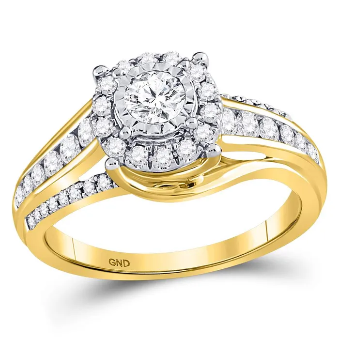 North Arrow Shop 14kt yellow gold womens round diamond solitaire bridal wedding engagement ring 34 cttw119295 Rings North Arrow Shop 14kt yellow gold womens round diamond solitaire bridal wedding engagement ring 34 cttw119295 Rings