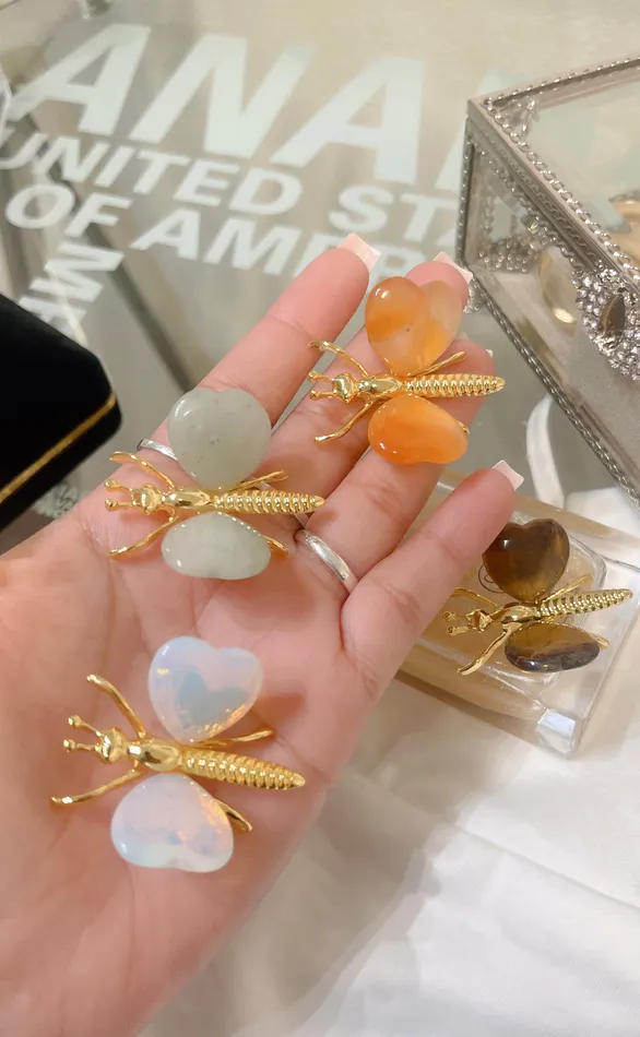 PreStyled Sets MP Jewelry Carnelian Gold Bug Decor