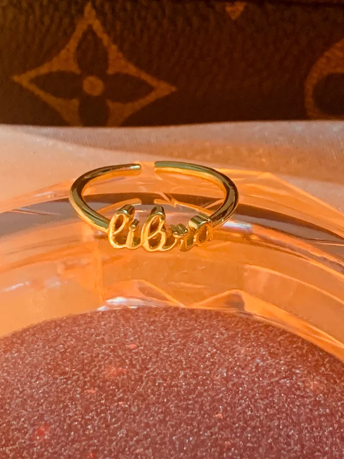 PreStyled Sets Morena and Proud Gold Zodiac Rings