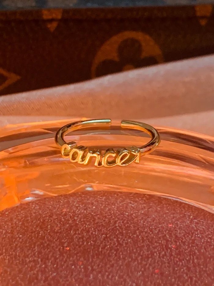 PreStyled Sets Morena and Proud Gold Zodiac Rings