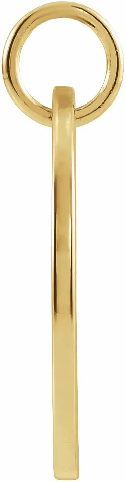 PreStyled Sets TreasureFineJewelers 14K Yellow Gold 165 mm Scorpio Zodiac Disc Pendant