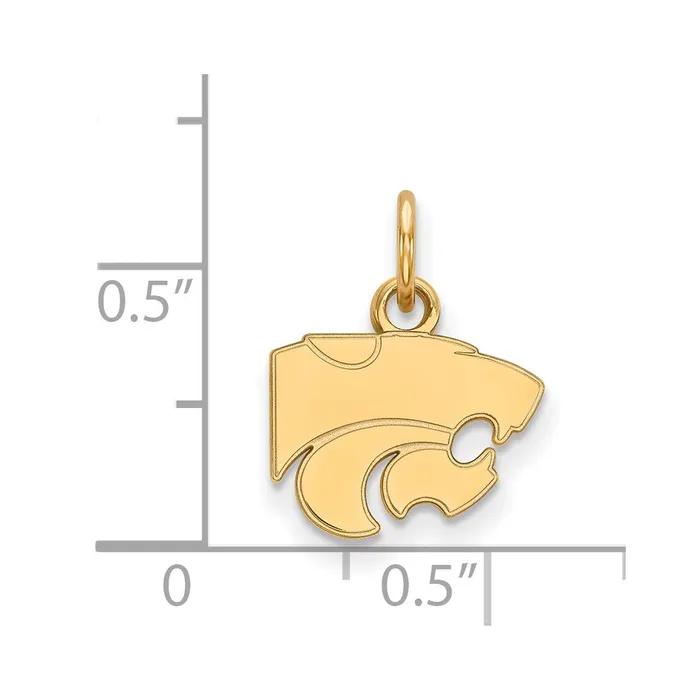 PreStyled Sets TreasureFineJewelers 14K Yellow Gold Kansas State University XS Pendant