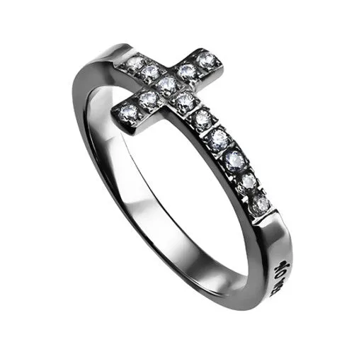 Rings Isaiah 5417 Ring Sideways Cross Stainless Steel with Bible Verse North Arrow Shop Rings Isaiah 5417 Ring Sideways Cross Stainless Steel with Bible Verse North Arrow Shop