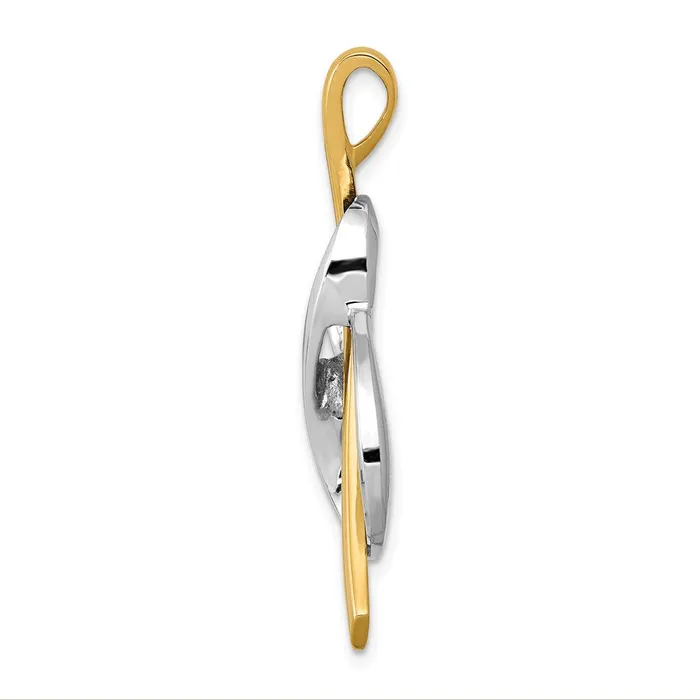 Rings TreasureFineJewelers 14K TwoTone Slide