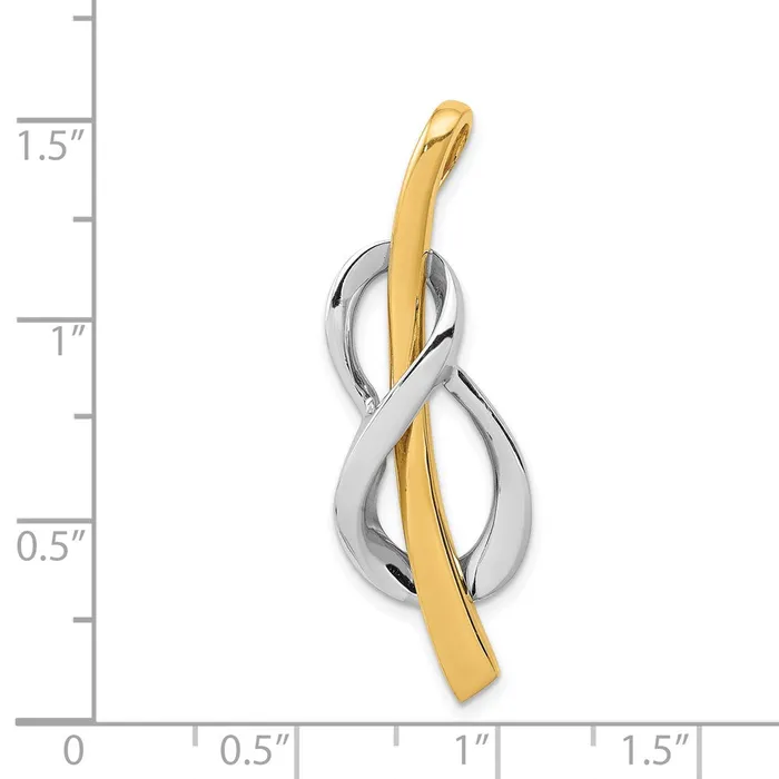 Rings TreasureFineJewelers 14K TwoTone Slide