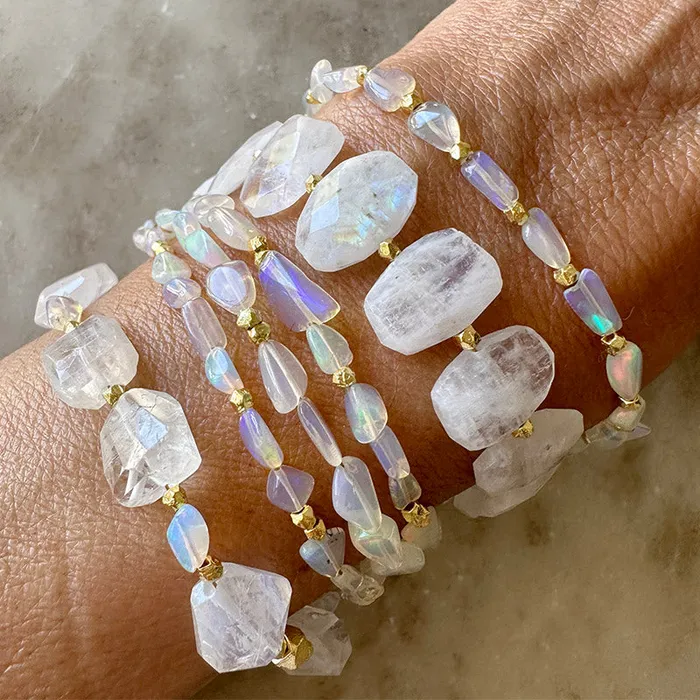 Robindira Unsworth Bracelets Maribel Moonstone Opal Bracelet