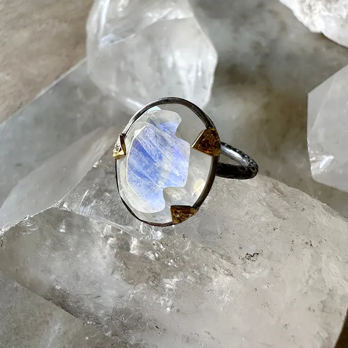 Robindira Unsworth Rings Kaia Moonstone Ring