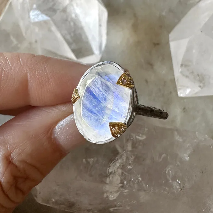 Robindira Unsworth Rings Kaia Moonstone Ring