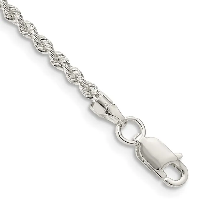 Sterling Silver 23mm Solid Rope Chain TreasureFineJewelers Rings