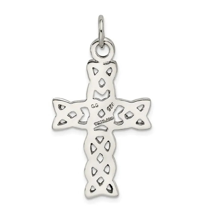 Sterling Silver Antiqued Celtic Cross Pendant TreasureFineJewelers Necklaces