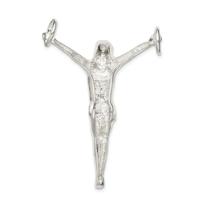 Sterling Silver Corpus Crucified Christ Pendant TreasureFineJewelers Necklaces